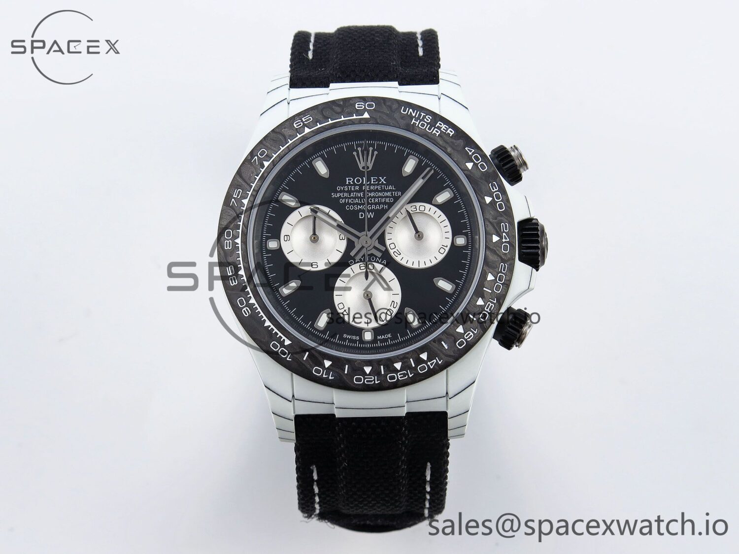 Rolex Daytona 40mm FC/NY Black Dial DIWF A7750 — custom-built watch