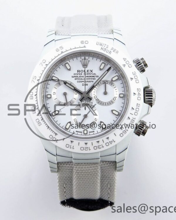 Rolex Daytona 40mm FC/NY White Dial DIWF A7750 — custom-built watch