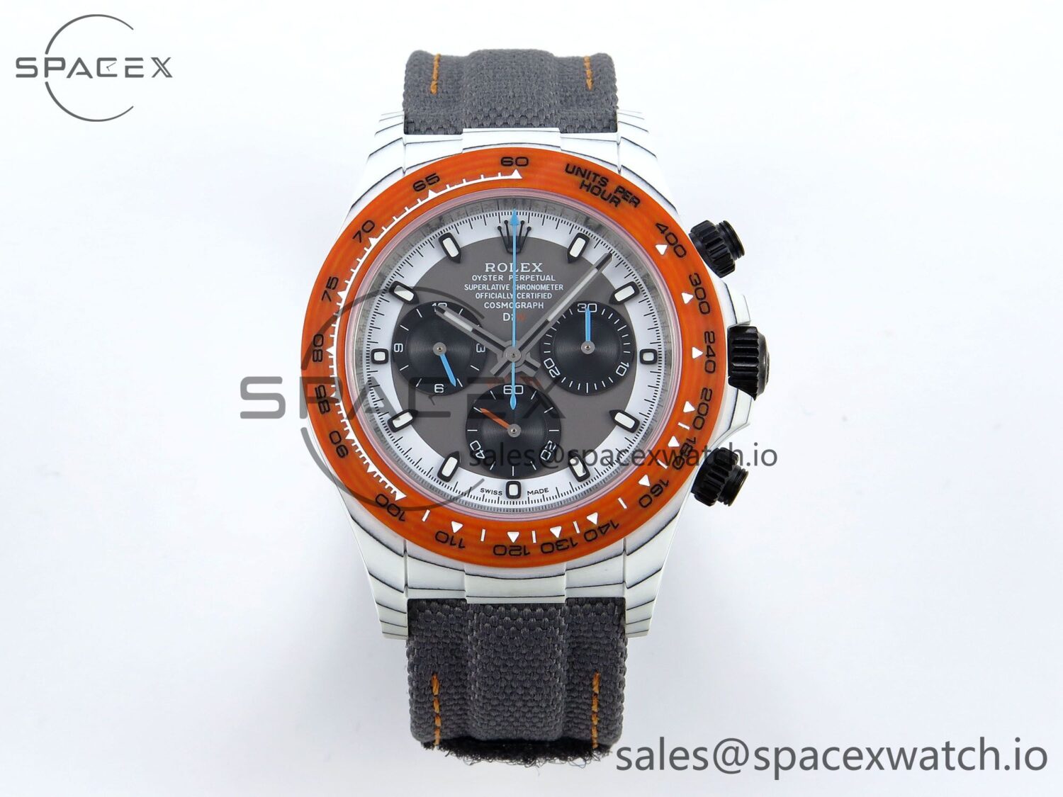 Rolex Daytona 40mm FC/NY Orange DIWF A7750 — custom-built watch