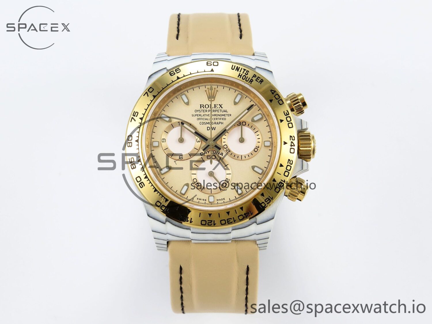 Rolex Daytona 40mm FC/NY Rose Gold Dial NOOB SA4130 — custom-built watch