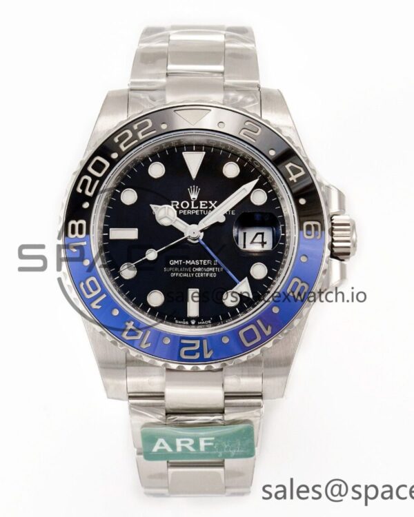 GMT-Master II 126710 BLNR Blue/Black Ceramic ARF Best Edition on Oyster Bracelet SH3285 SHS — custom-built watch