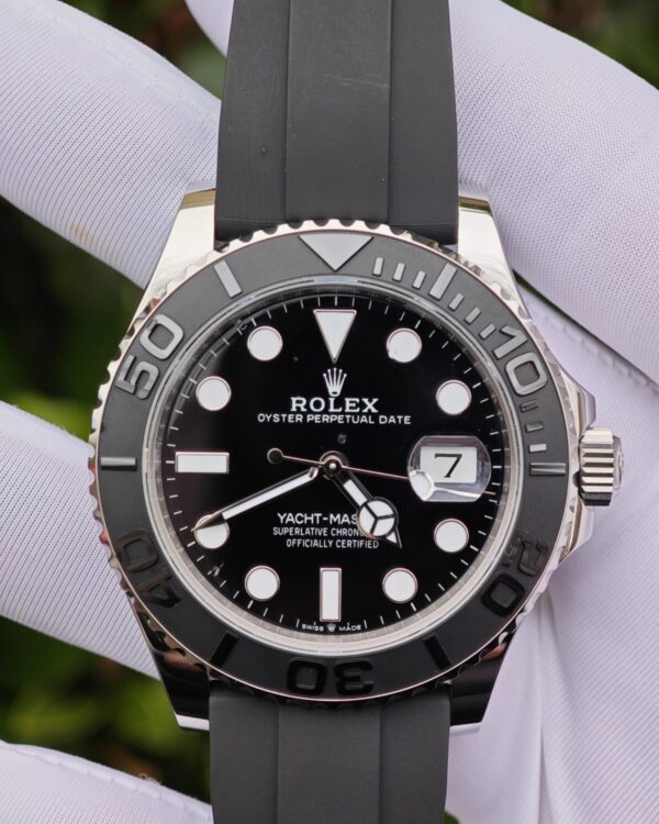 [Haute Couture] Rolex Yacht Master 42mm Watch 226659, featuring tungsten steel weight, best alternative dial, hands, and calendar, equipped with Dandong 3235 movement — custom-built watch