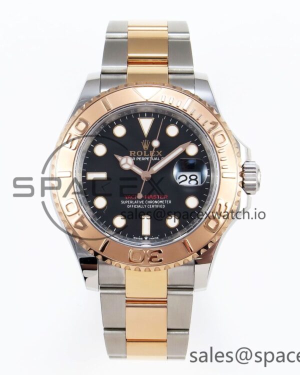 Rolex Yacht-Master 126621 40mm RG/SS Black/Dot C+S VR3235 — custom-built watch