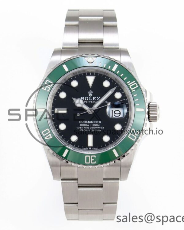 Rolex Submariner 41mm 126610 LV Kermit 904L Steel C+S reference-accurate VR3235 — custom-built watch