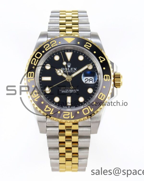 Rolex GMT Master II 126713 904L SS APF reference-accurate Black Dial on Jubilee Bracelet VR3285 CHS — custom-built watch