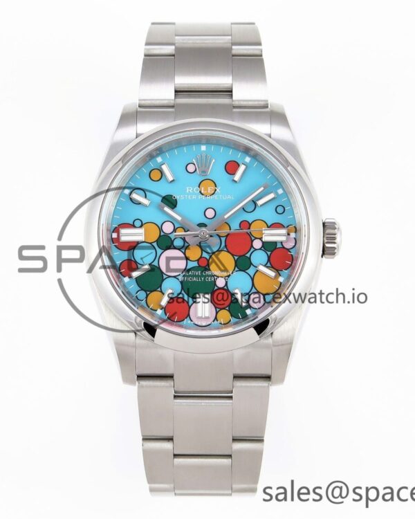 Rolex Oyster Perpetual 126000 36mm EWF reference-accurate 904L Steel Celebration Dial A3230 — custom-built watch