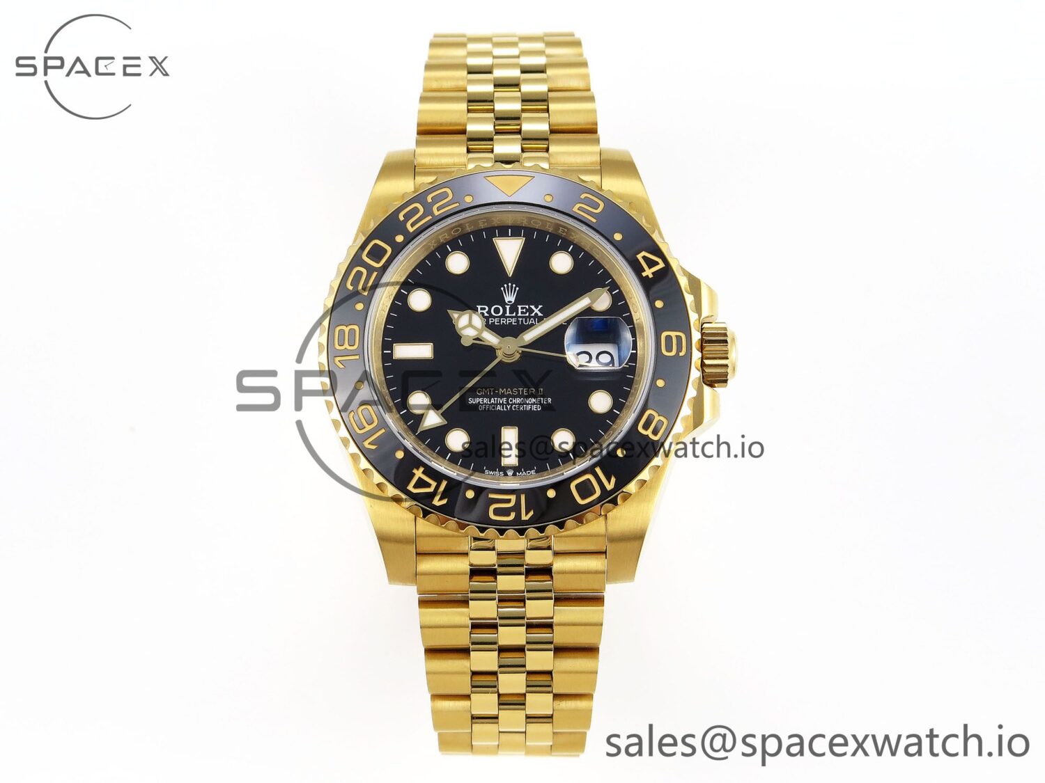 Rolex GMT Master II 126718 APF reference-accurate Black Dial on Jubilee Bracelet VR3285 CHS — custom-built watch