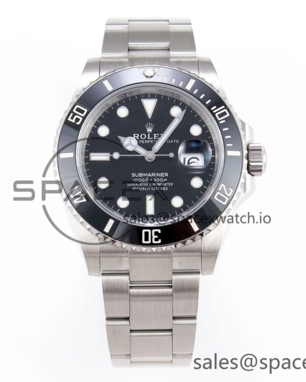 Rolex Submariner 41mm 126610 LN Black Ceramic 904L Steel C+S reference-accurate VR3235 — custom-built watch