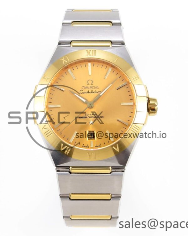 Omega Constellation 39mm SS/RG ASWF reference-accurate White Dial on SS/RG Bracelet A8800 — custom-built watch