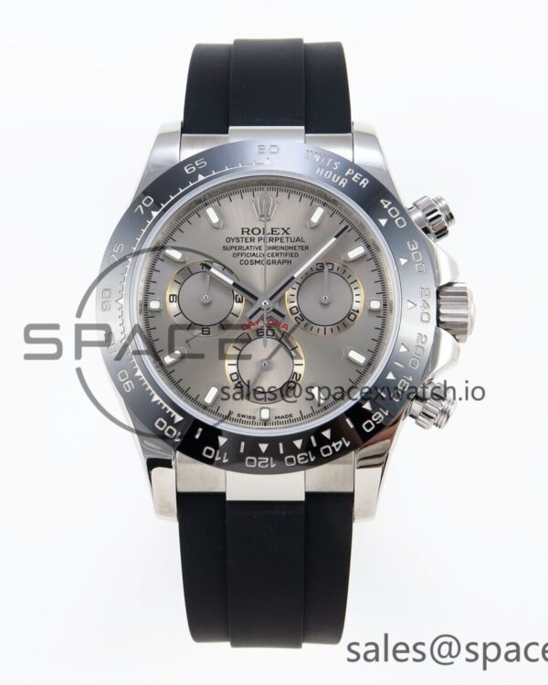 Rolex Daytona 116519 SS OMF Best Edition Gray Dial on Oysterflex Strap A7750 (Slim Movement) — custom-built watch