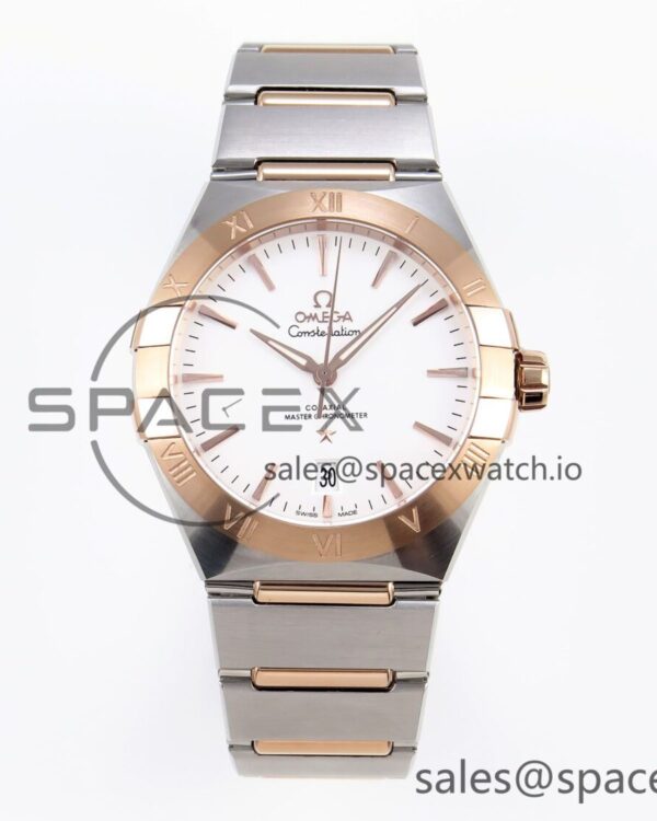 Omega Constellation 39mm SS/YG ASWF reference-accurate YG Dial on SS/YG Bracelet A8800 — custom-built watch