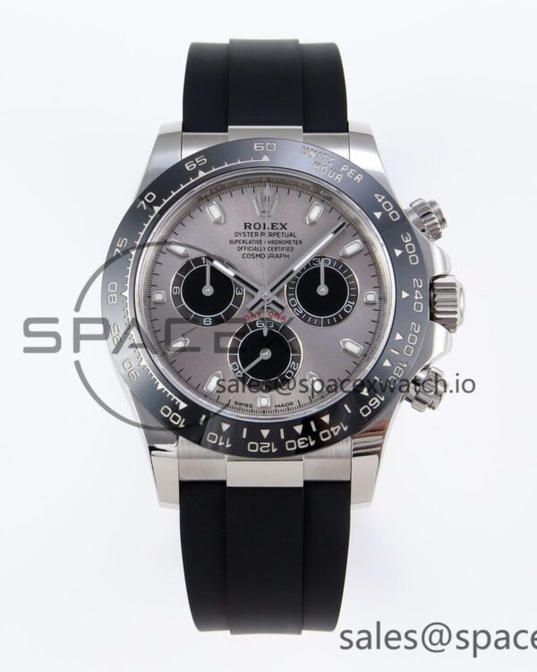 Rolex Daytona 116519 APSF reference-accurate Gray Dial on Oysterflex Rubber Strap SH4130 — custom-built watch