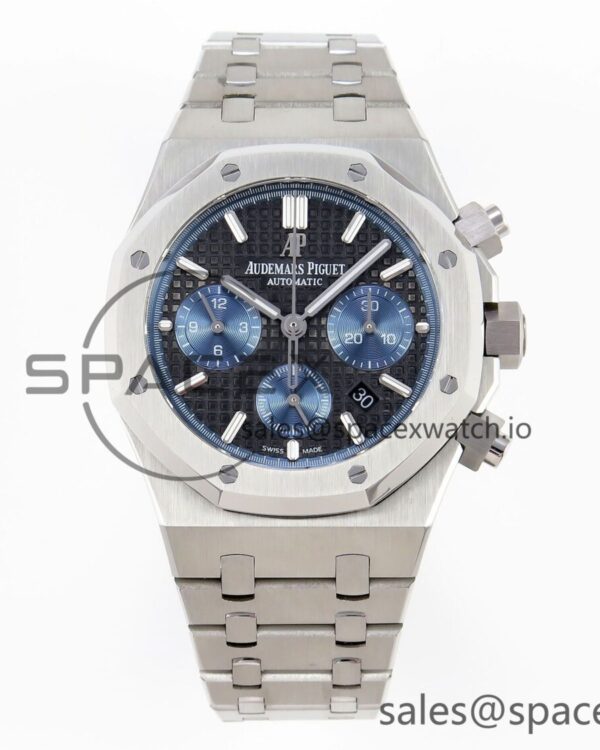 Audermars Piguet Royal Oak Chrono 26331 SS IPF reference-accurate Gray/Blue Dial on SS Bracelet A7750 — custom-built watch