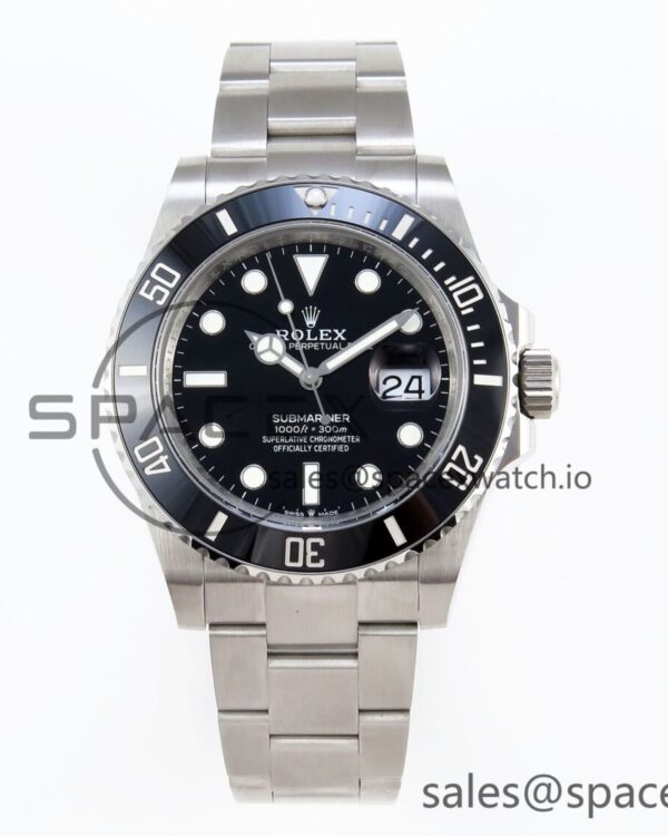 Rolex Submariner 41mm 126610 LN Black Ceramic 904L Steel JDF reference-accurate VR3235 — custom-built watch