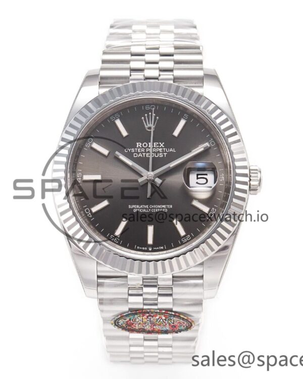 DateJust 126334 904L SS Clean Best Edition Gray Rhodium Dial on Jubilee Bracelet S3235 — custom-built watch