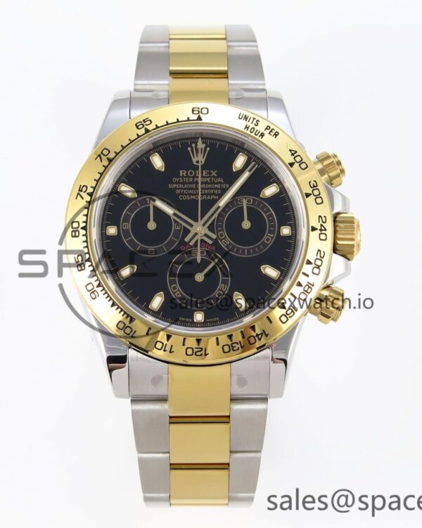 Rolex Daytona 116503 KING reference-accurate Black Dial on SS/YG Bracelet SA4130 — custom-built watch