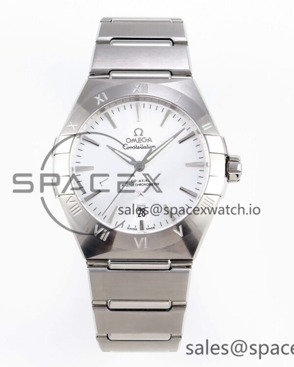 Omega Constellation 39mm SS ASWF reference-accurate Silver Dial on SS Bracelet A8800 — custom-built watch