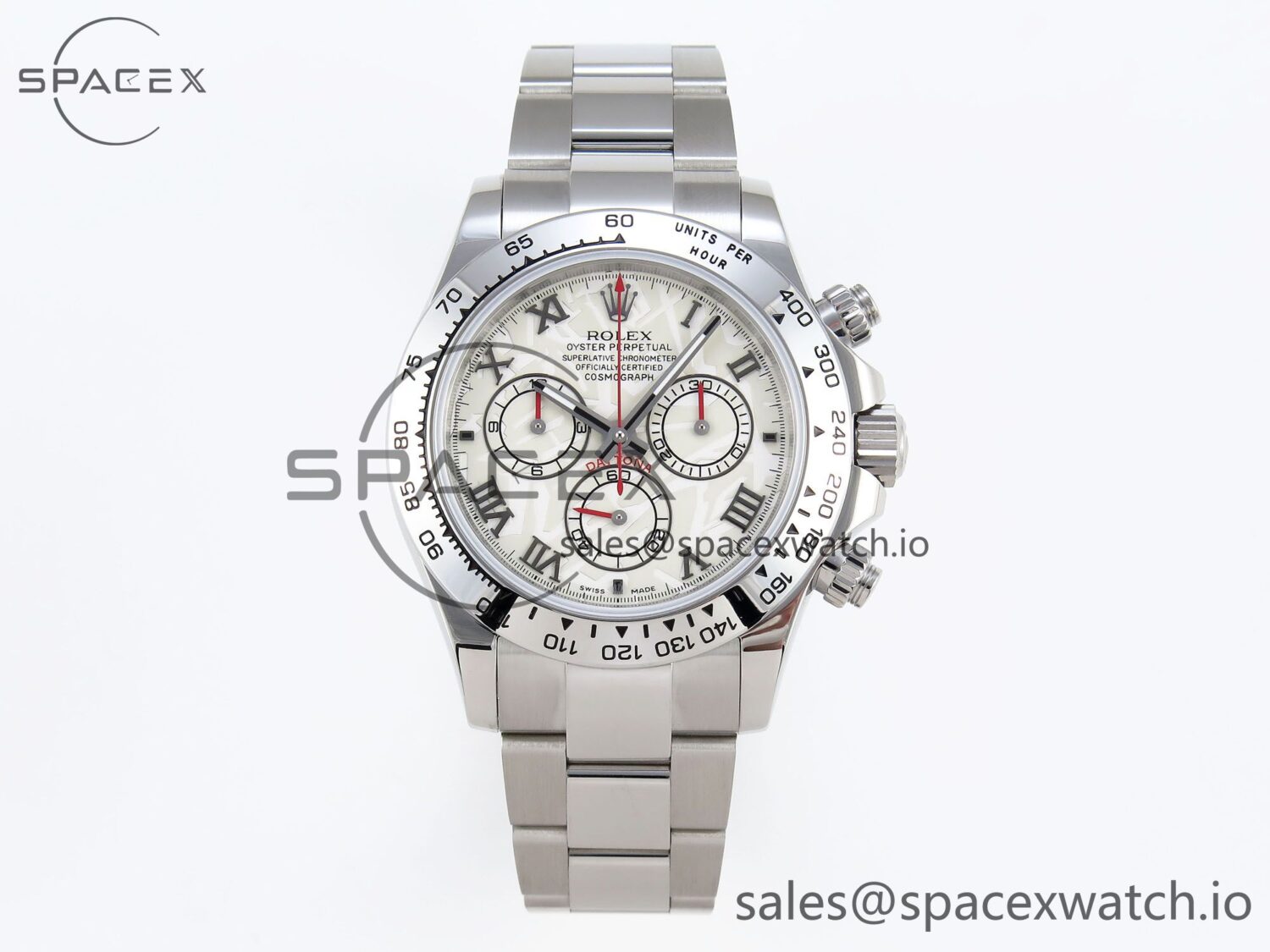 Rolex Daytona 116509 SS OMF Best Edition Meteorite Dial on SS Bracelet A7750 (Slim Movement) — custom-built watch