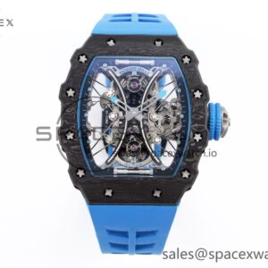 Richard Mille RM 53-01 Real Tourbillon Pablo Mac Donough 3KF Best Edition on Blue Rubber Strap — custom-built watch