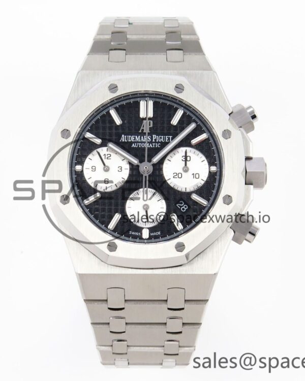 Audermars Piguet Royal Oak Chrono 26331 SS IPF reference-accurate Black/White Dial on SS Bracelet A7750 — custom-built watch
