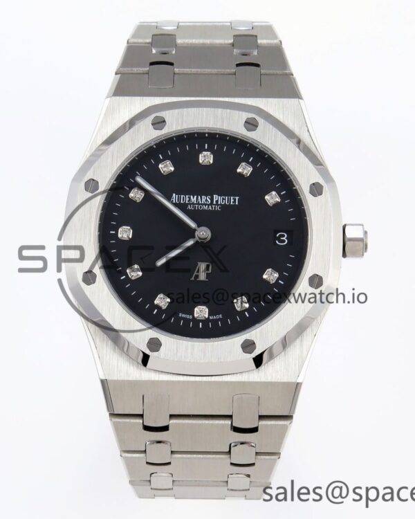 Audermars Piguet Royal Oak 39mm 15202 SS IPF reference-accurate Black Dial on SS Bracelet A2121 — custom-built watch