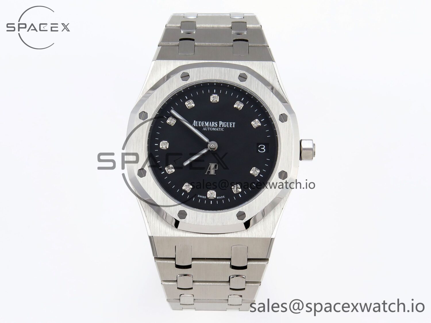 Audermars Piguet Royal Oak 39mm 15202 SS IPF reference-accurate Black Dial on SS Bracelet A2121 — custom-built watch