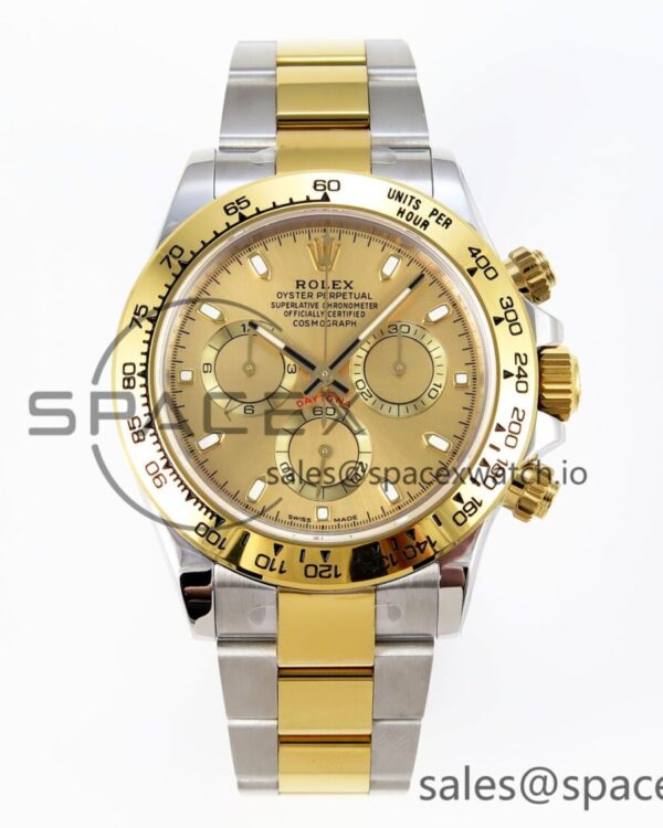 Rolex Daytona 116503 KING reference-accurate YG Dial on SS/YG Bracelet SA4130 — custom-built watch