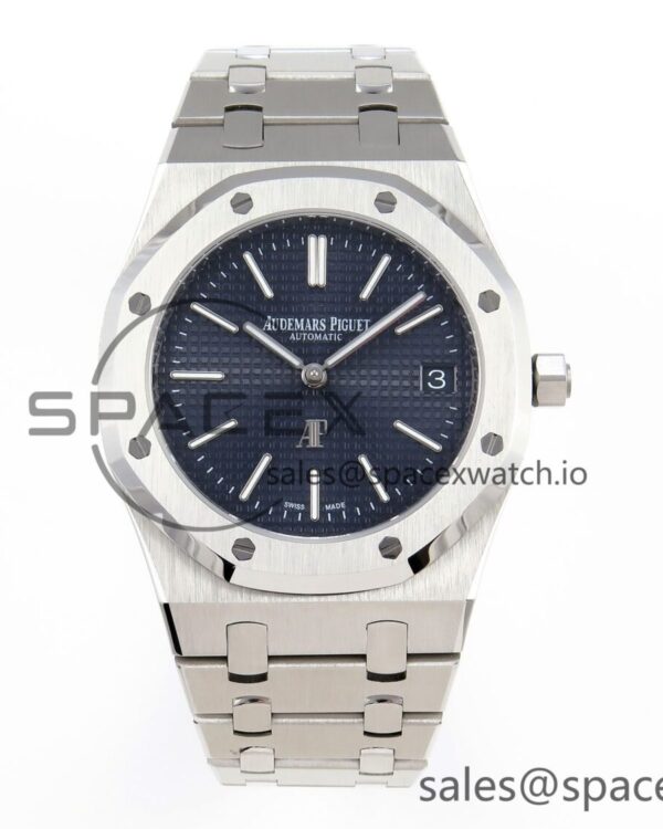 Audermars Piguet Royal Oak 39mm 15202 SS IPF reference-accurate Blue Textured Dial on SS Bracelet A2121 — custom-built watch