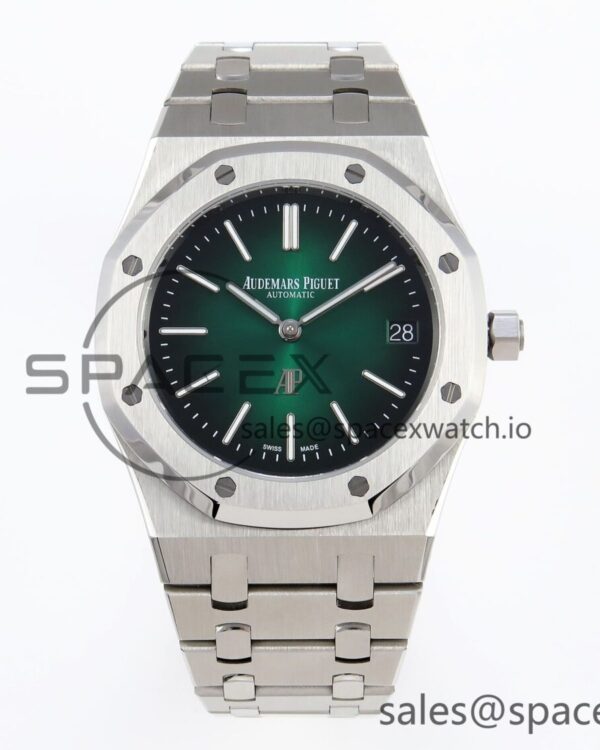 Audermars Piguet Royal Oak 39mm 15202 SS IPF reference-accurate Green/Black Dial on SS Bracelet A2121 — custom-built watch