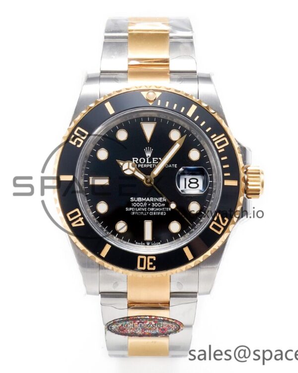Submariner 126613LN 41mm Clean reference-accurate YG/SS Black Dial VR3235 — custom-built watch