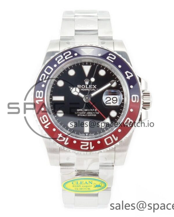 GMT-Master II 126710 BLRO Blue/Red Ceramic Clean Factory Best Edition on Bracelet DD3285 CHS V2 — custom-built watch