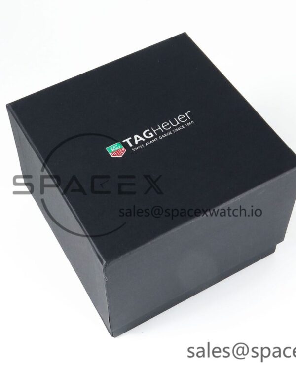 TAG HEUER NEW VERSION WATCH BOX AND PAPERS — custom-built watch