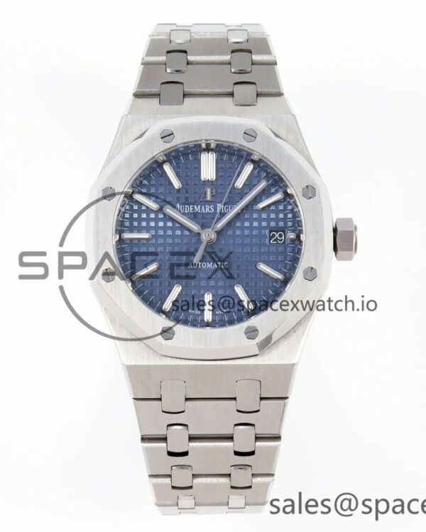 Audermars Piguet Royal Oak 37mm 15450 SS IPF Best Edition Blue Dial on SS Bracelet SA3120 hand-finished build — custom-built watch