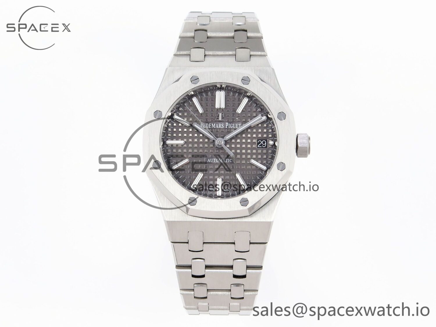 Audermars Piguet Royal Oak 37mm 15450 SS IPF Best Edition Gray Dial on SS Bracelet SA3120 hand-finished build — custom-built watch