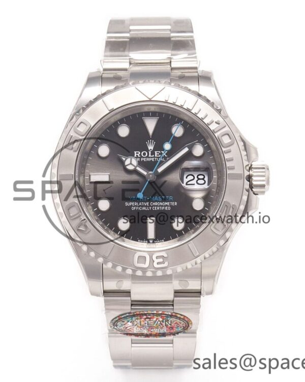 Yacht-Master 126622 Clean reference-accurate 904L Steel Gray Dial on SS Bracelet VR3235 — custom-built watch