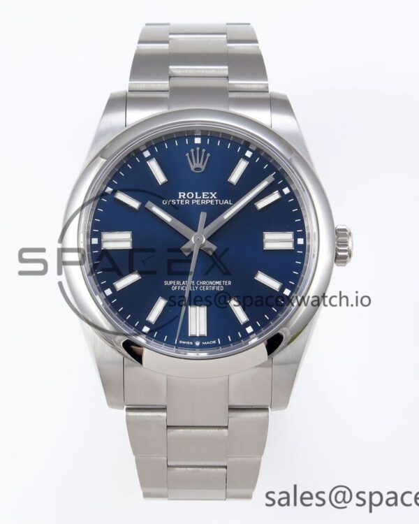 Rolex Oyster Perpetual 124300 41mm VSF reference-accurate 904L Steel Blue Dial VS3235 — custom-built watch
