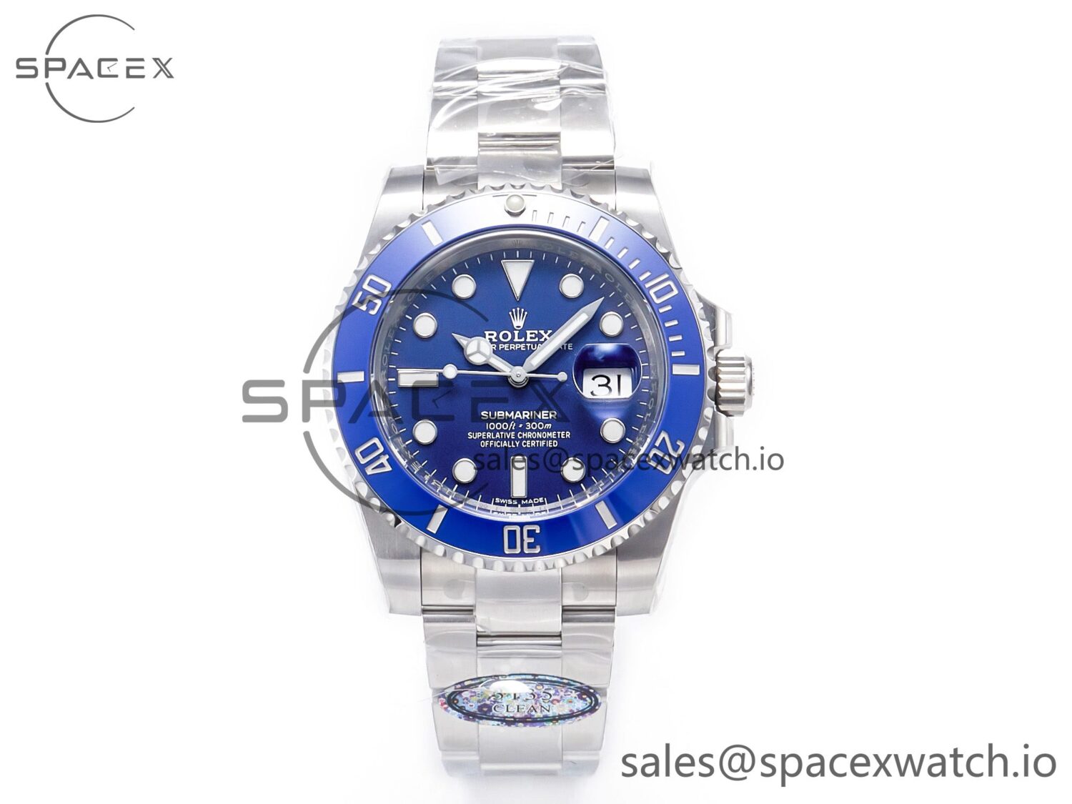 Submariner 116619 LB Clean Blue Ceramic 904L SS reference-accurateEdtion VS3135 — custom-built watch