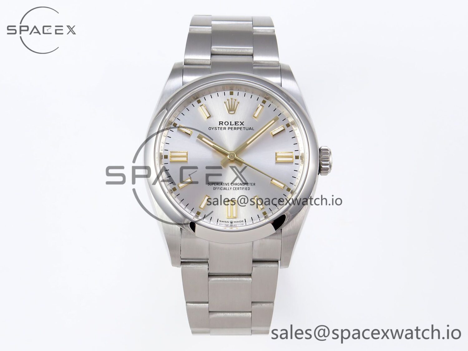Rolex Oyster Perpetual 126000 36mm VSF reference-accurate 904L Steel Silver Dial VS3235 — custom-built watch
