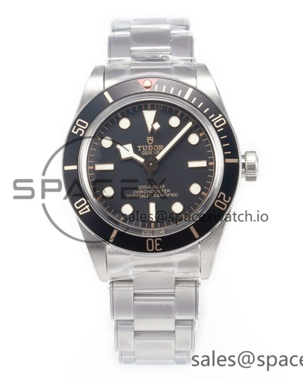 Black Bay 58 39mm SS ZF reference-accurate Black Dial on SS Bracelet A2824 — custom-built watch