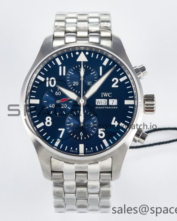 Pilot Chrono IW377717 “Le Petit Prince” 2016 ZF reference-accurate on New SS Bracelet A7750 — custom-built watch