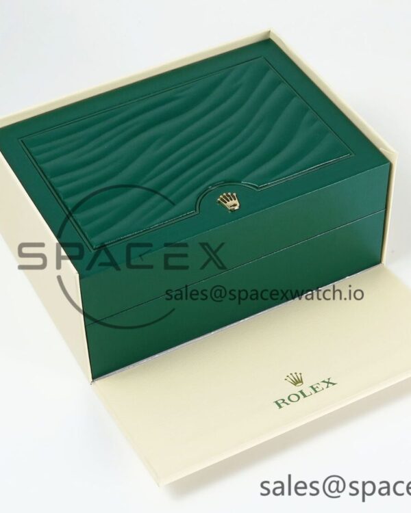 ROLEX BOX AND PAPERS SET NEW VERSION WARRANTY CARD — custom-built watch