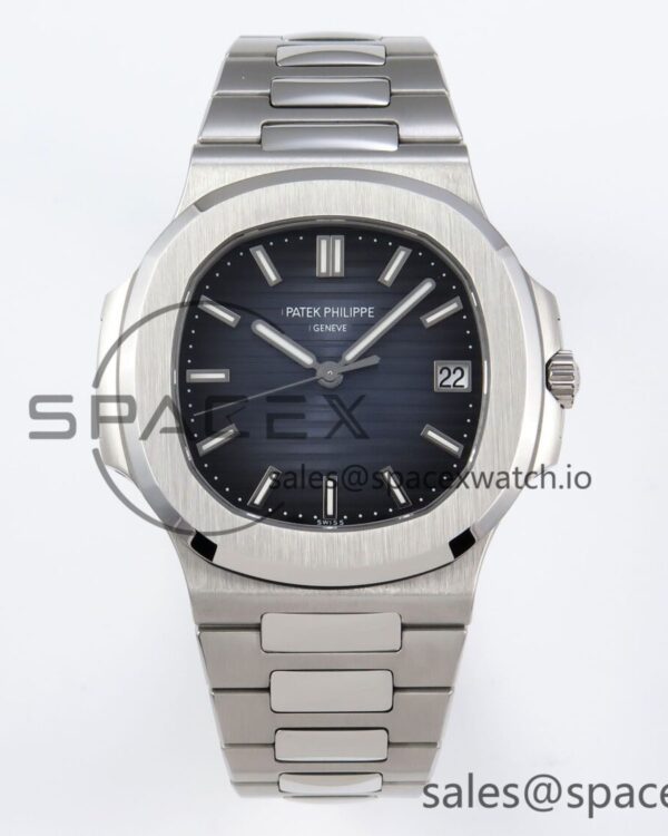 Patek Philippe Nautilus 5711/1A PPF reference-accurate Blue Textured Dial on SS Bracelet 324CS V4 — custom-built watch