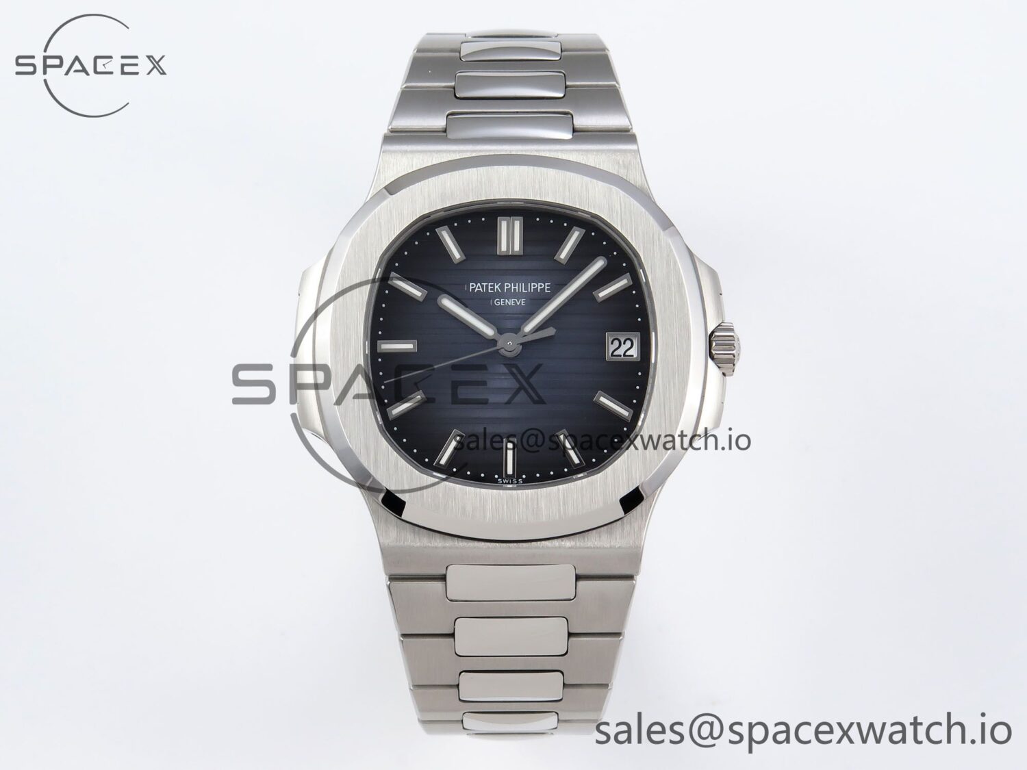 Patek Philippe Nautilus 5711/1A PPF reference-accurate Blue Textured Dial on SS Bracelet 324CS V4 — custom-built watch