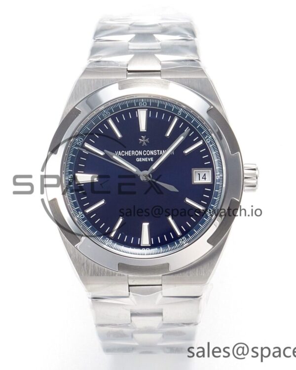 Overseas 4500V SS ZF reference-accurate Blue Dial on SS Bracelet A5100 — custom-built watch