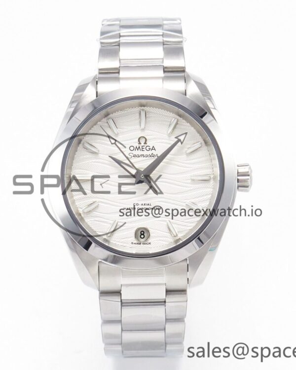 Aqua Terra 150M SS VSF reference-accurate White Dial SS Hand on SS Bracelet A8800 — custom-built watch