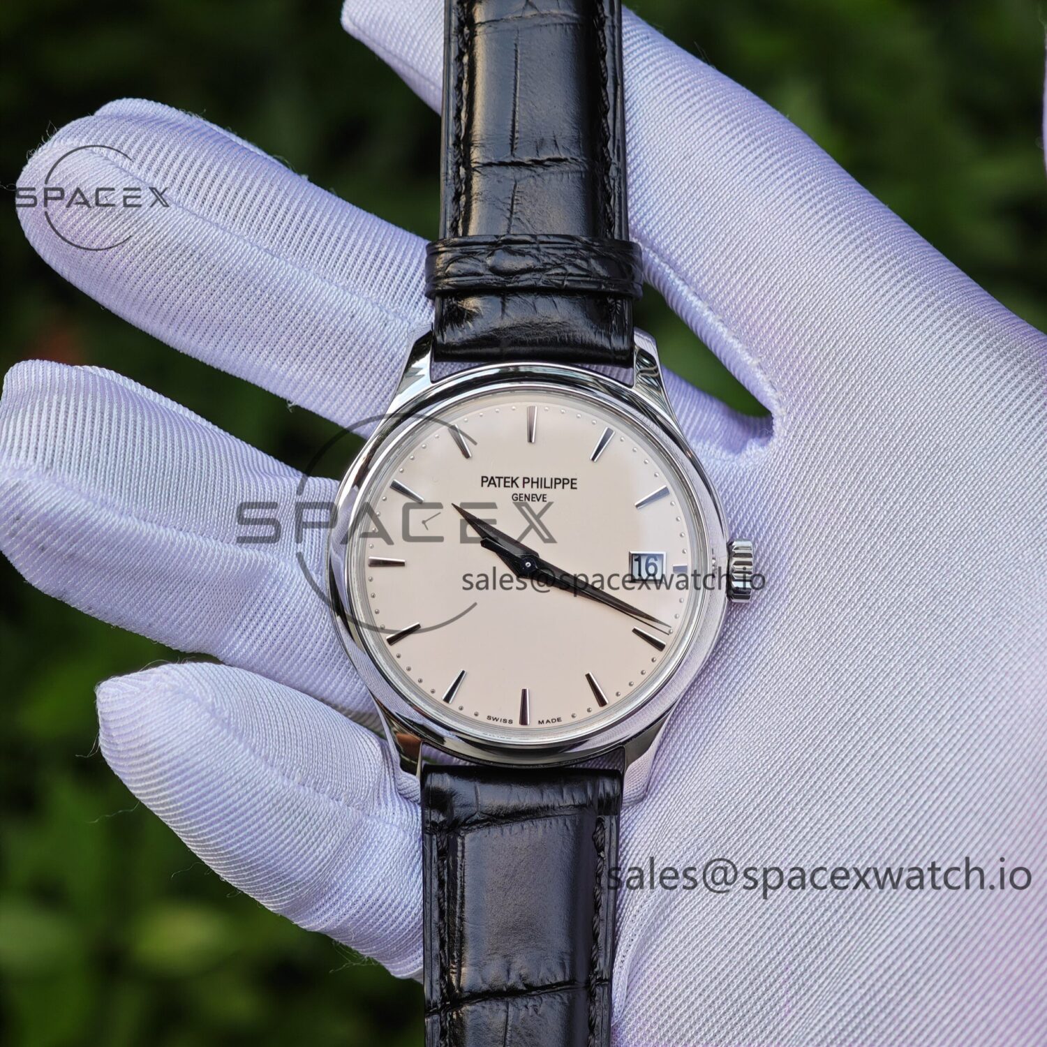 Patek Philippe Classic Series 5227 Ivory White, Customized Best Alternative Representative Plate, Pointer, Calendar Dandong 324 Integrated Movement — custom-built watch