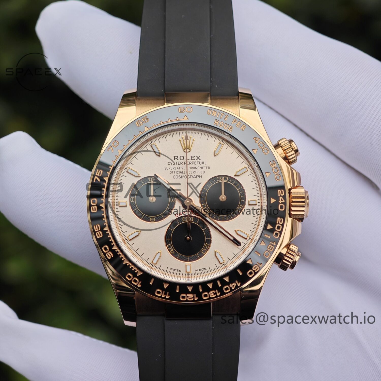 Rolex Daytona 126515 Customized reference-accurateAlternative Dial, Best Alternative Pointer, Alternative Ceramic bezel, 18K Gold Plated Whole Watch — custom-built watch