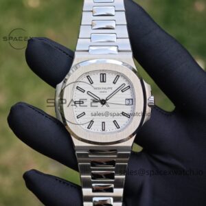 (Advanced Customization) 1: 1. Best Customization Patek Philippe 5711 White Dial, Best Alternative for Dial Needle Calendar, PPM324 Integrated Movement Customization, Secondary Polishing and Grinding of Case and Strap — custom-built watch