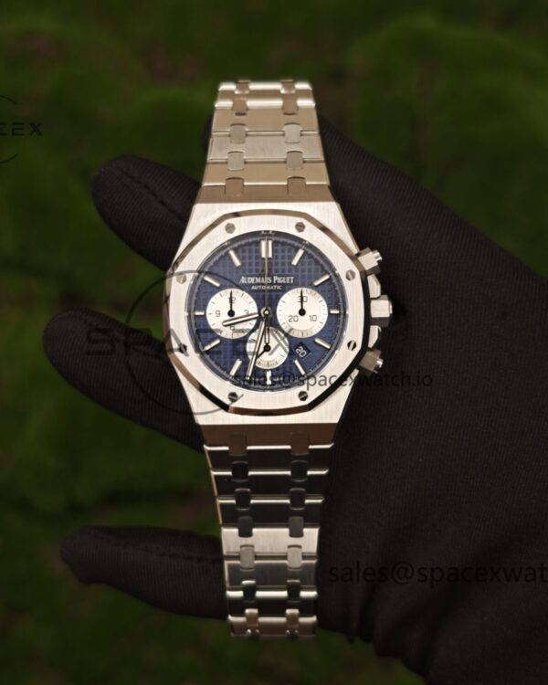Customized version AP26331ST blue dial, reference-accuratecustomized CNC case strap, original FP1185 movement, best substitute for dial, pointer, calendar — custom-built watch