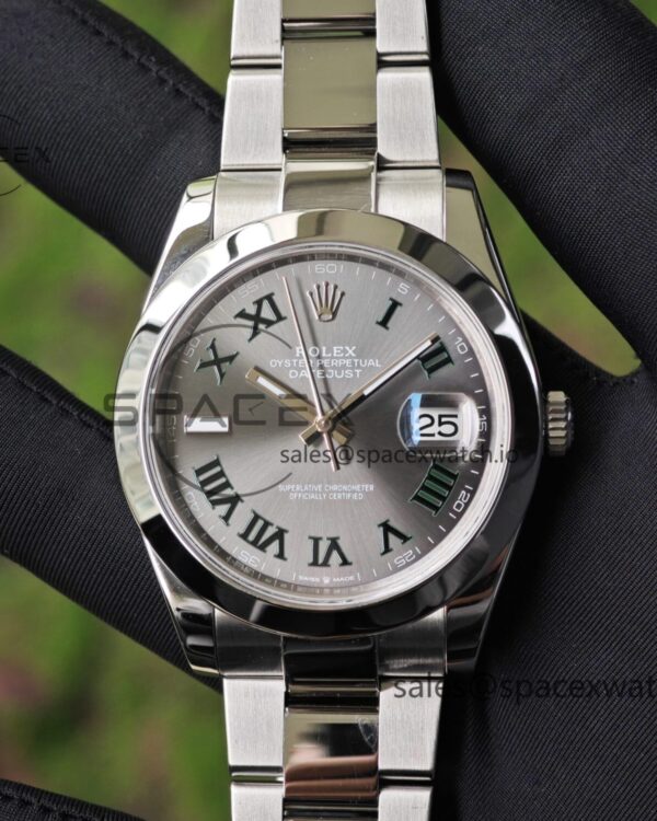 41mm Rolex DateJust m126300 custom genuine watch outer ring, dial, faithful, hands, crown five piece set, Dandong 3235 integrated movement 904L steel case strap secondary polishing — custom-built watch